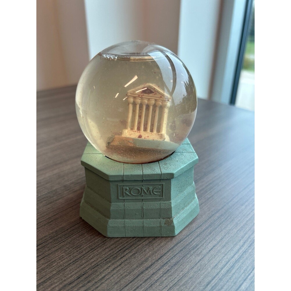 promotional snow globe paperweight HBO Rome